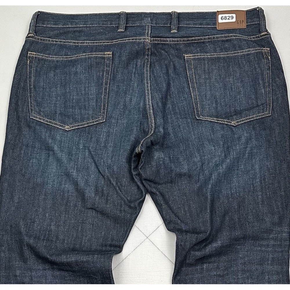 GAP Boot Cut Jeans Mens 40x30 Loose Rockaway Blue Dark Wash Denim 100% Cotton